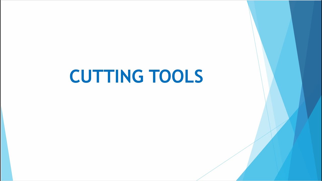 Lesson 9: Cutting TOOLS  part 1(GRADE 8 RATIONALISED NOTES)