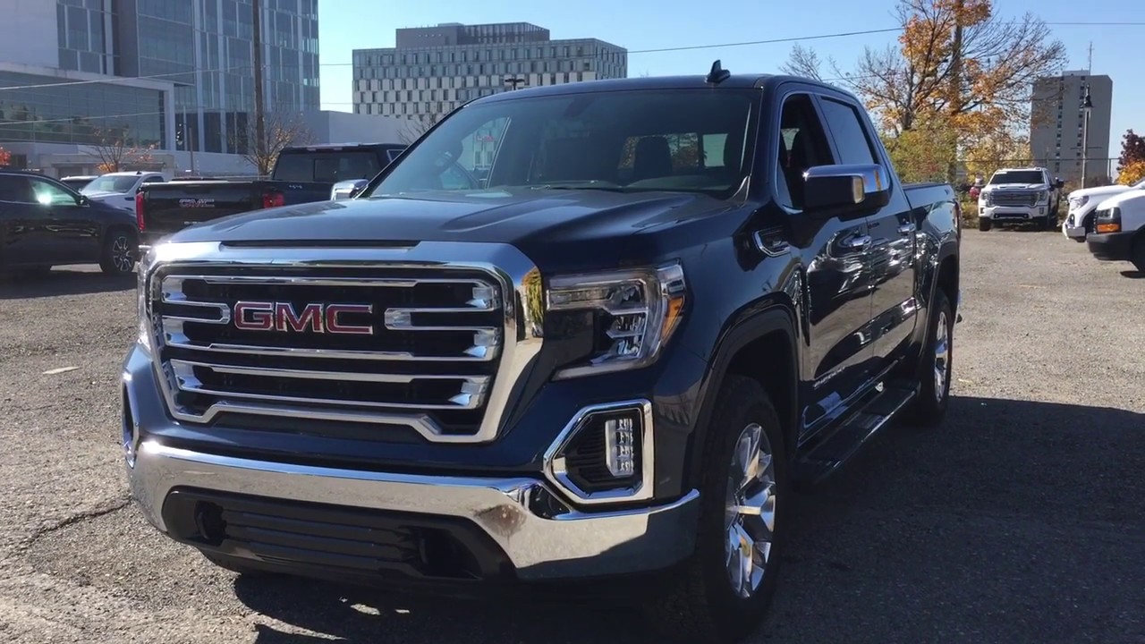 2020 GMC Sierra 1500 4WD Crew Cab SLT Multi Pro Tailgate X31 Off Road Blue Oshawa ON Stock #200088
