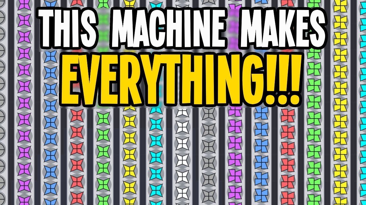 You Won't Believe This Mind Blowing Machine that makes EVERYTHING in Shapez.io!