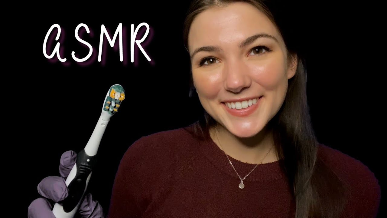 Ролевая игра ASMR «Стоматолог» │ Тихая чистка и осмотр зубов