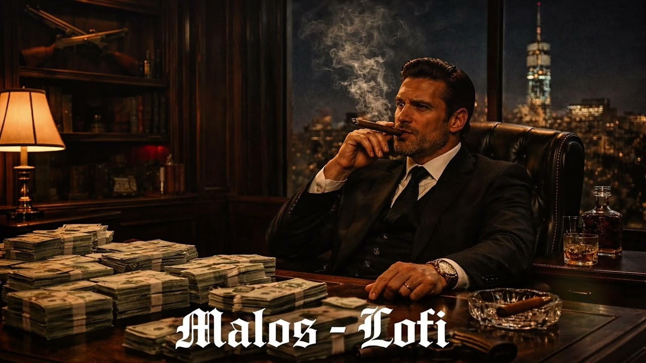 Office Night ☕ Dark Mafia Lofi for Focus, Strategy & Late Night Work | Malos - Lofi