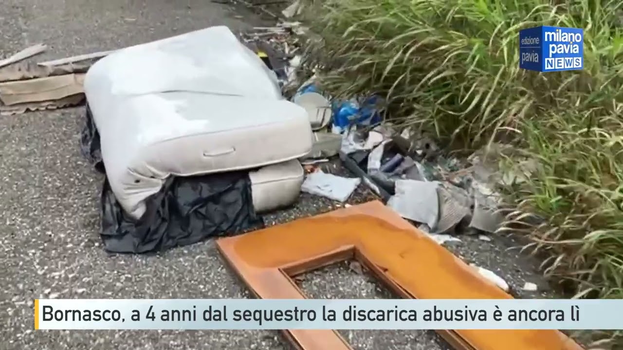 Discarica abusiva a Bornasco: a quattro anni dal sequestro l'abbandono di rifiuti continua