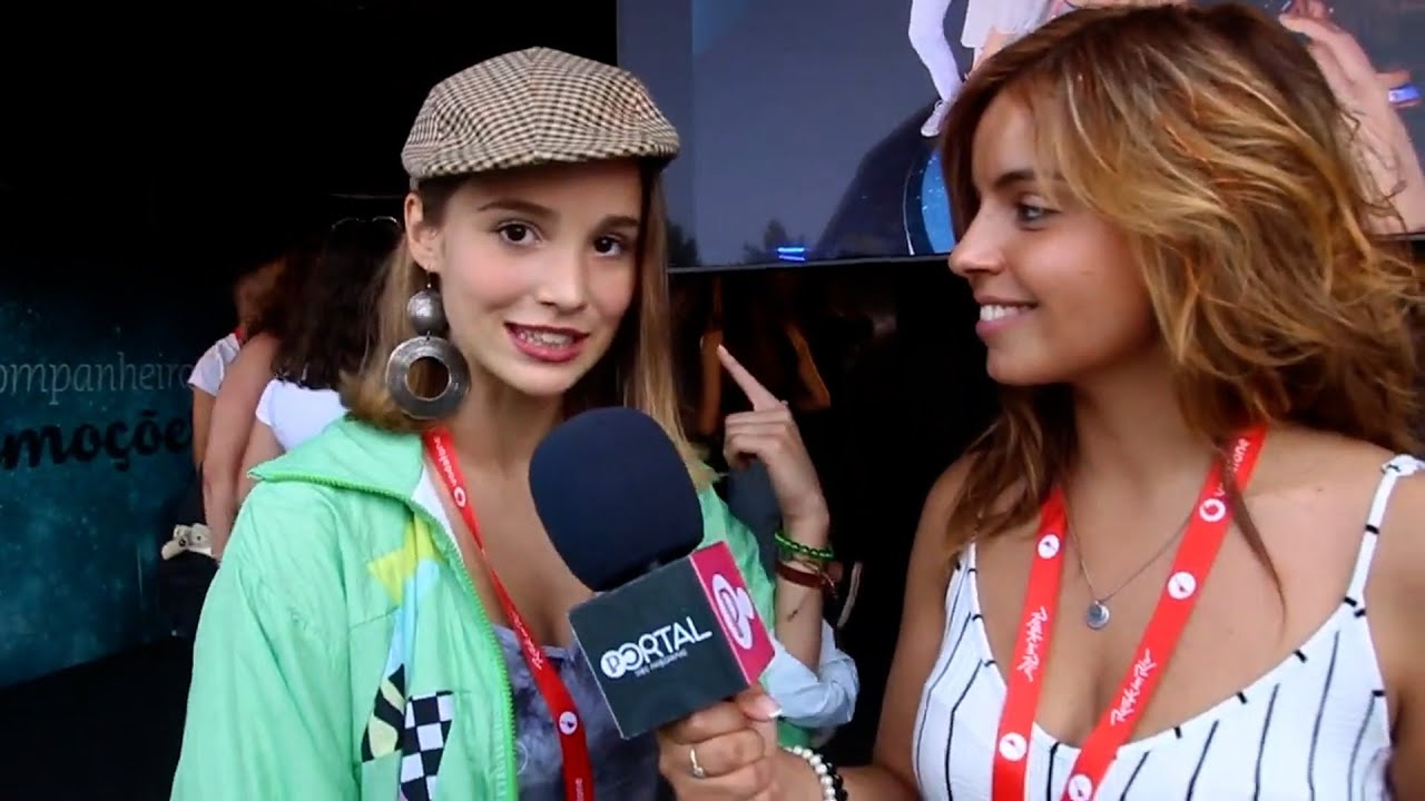 Alba Baptista - Interview with english subtitles - Rock In Rio Lisboa 2018