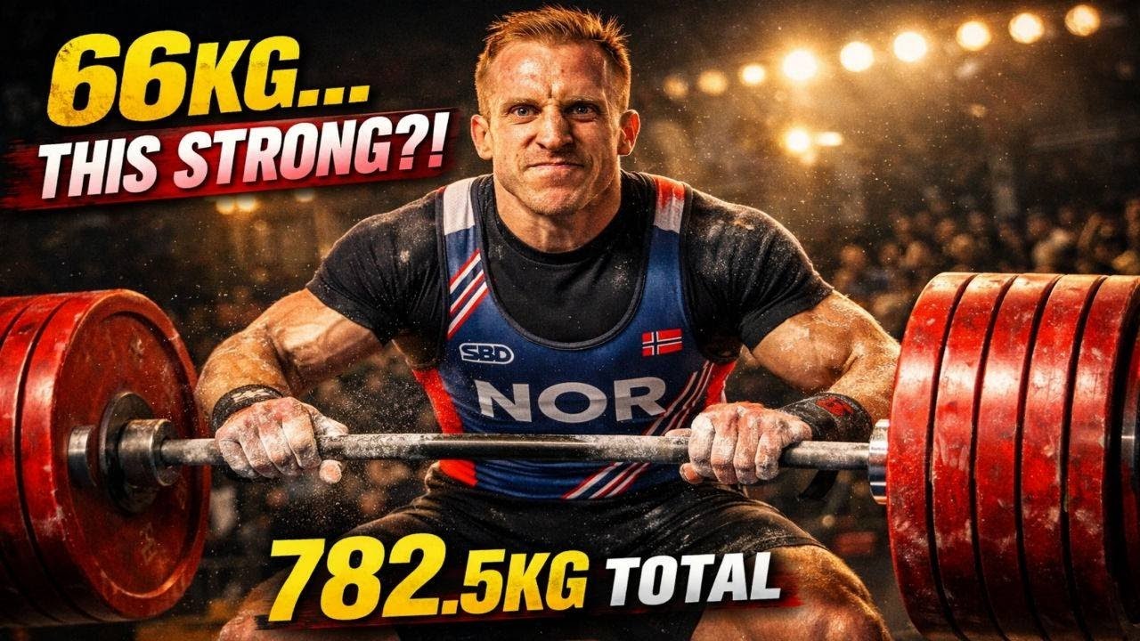 782.5kg at 66kg Kjell Egil Bakkelund Sheffield 2026 Breakdown
