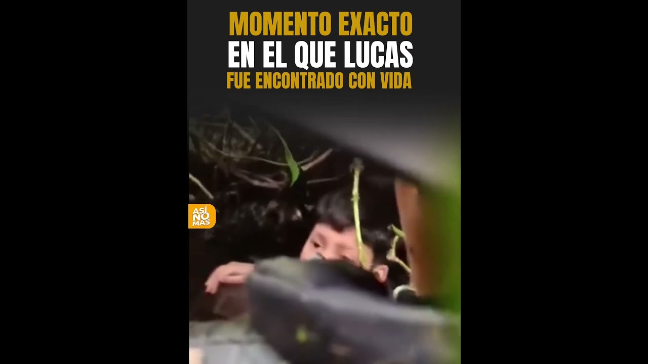 #ATENCIÓN 🚨| Así fue como encontraron al niño Lucas Gabriel Campaña, el pequeño de 11 años en Puñay.