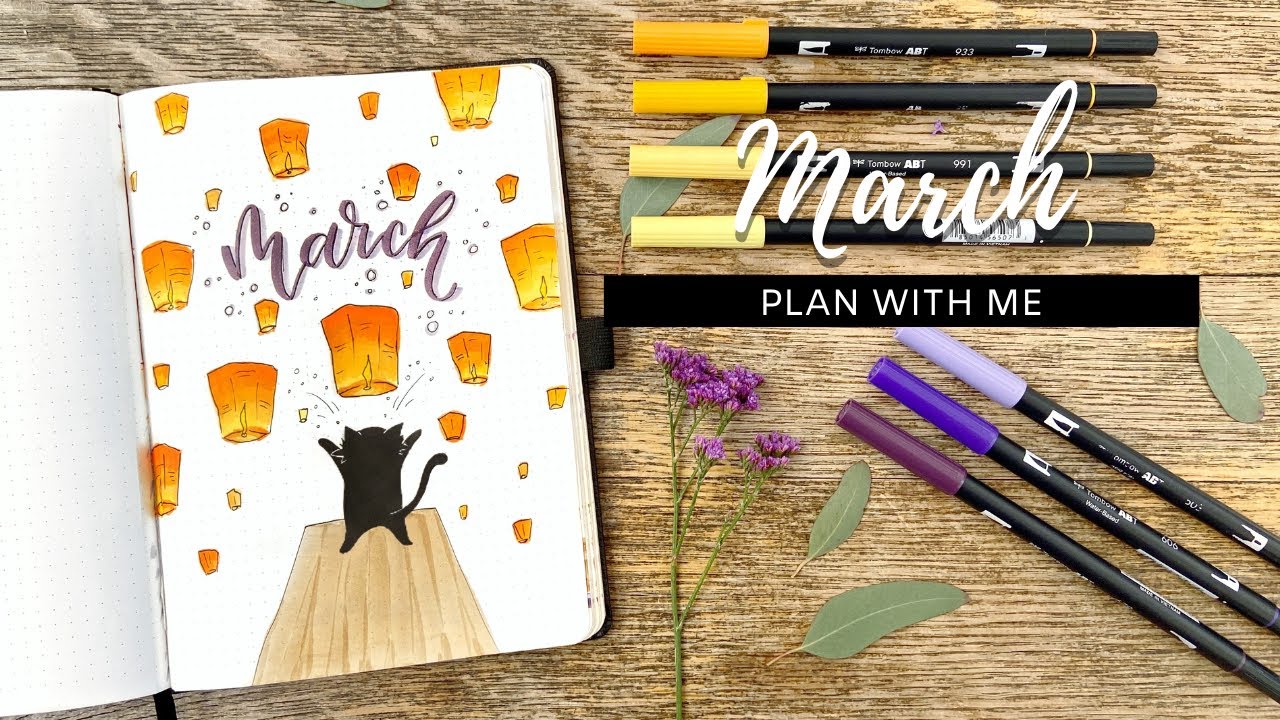 MARCH PLAN WITH ME | Bullet Journal Set Up 2020