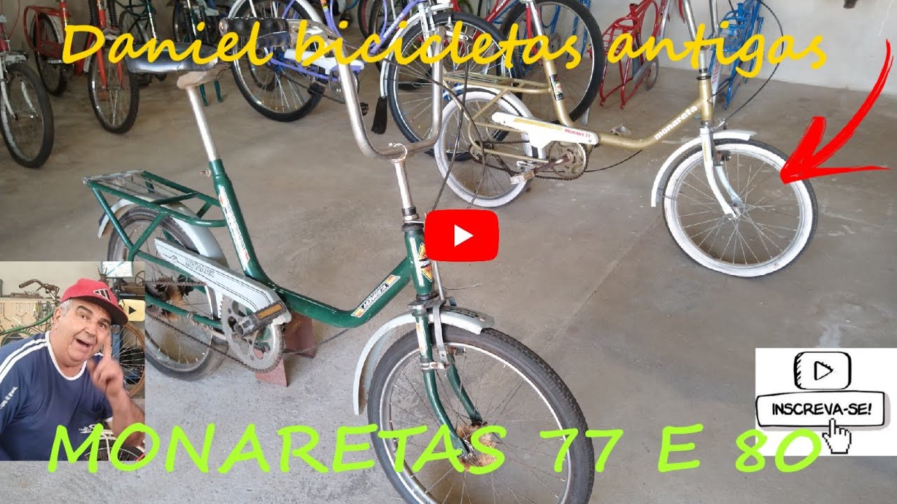 BICICLETAS ANTIGAS , MONARETAS 77 E 80 PODEM SER SUA . DOIS BELOS EXEMPLARES CONFIRA AGORA .