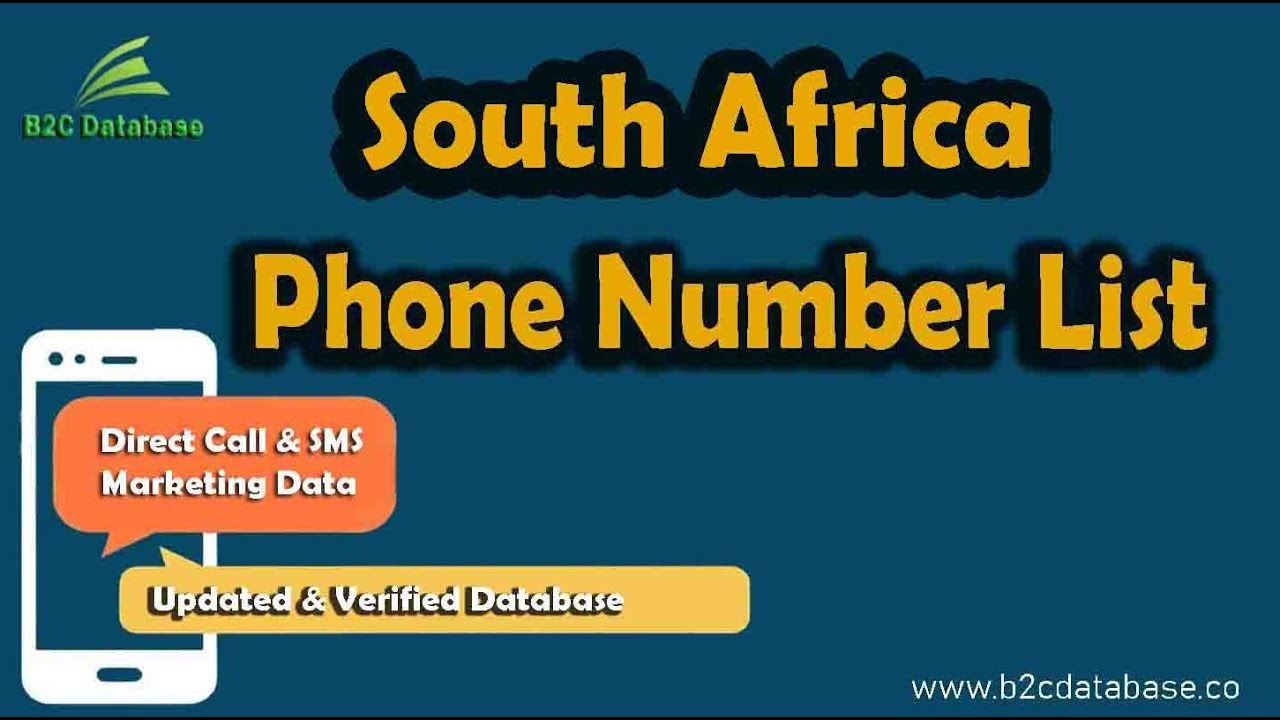 South Africa Phone Number List