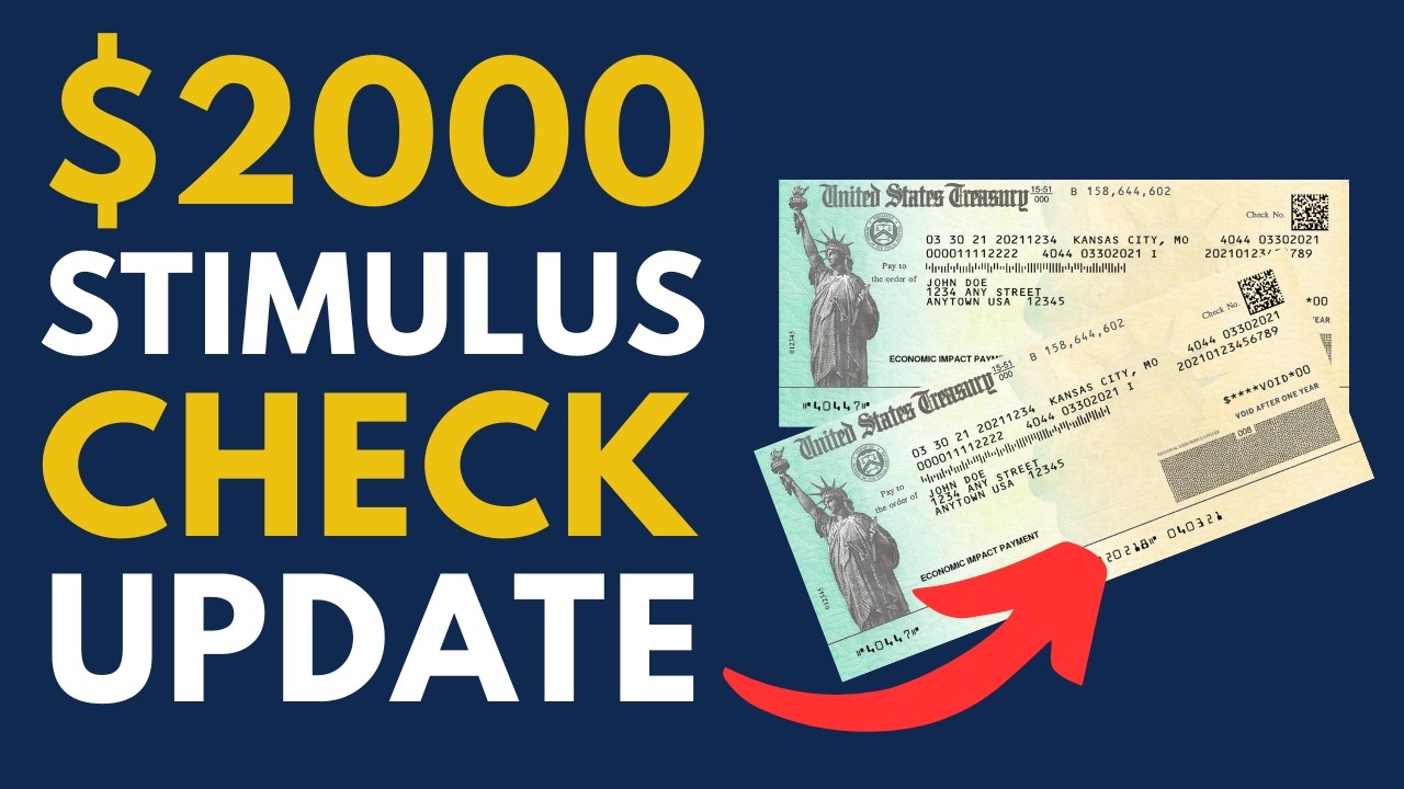 $2000 Stimulus Check Update 2026 - Social Security & Low Income