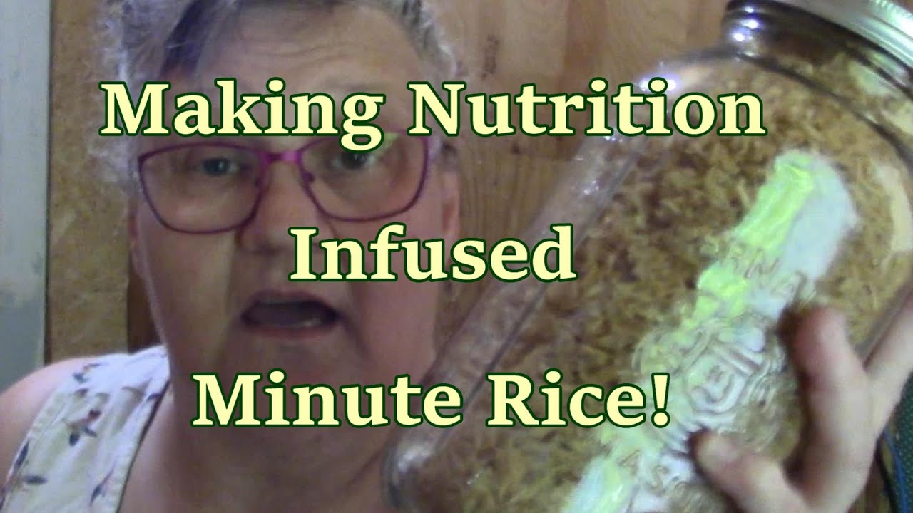 Making Nutrition Infused Instant Rice