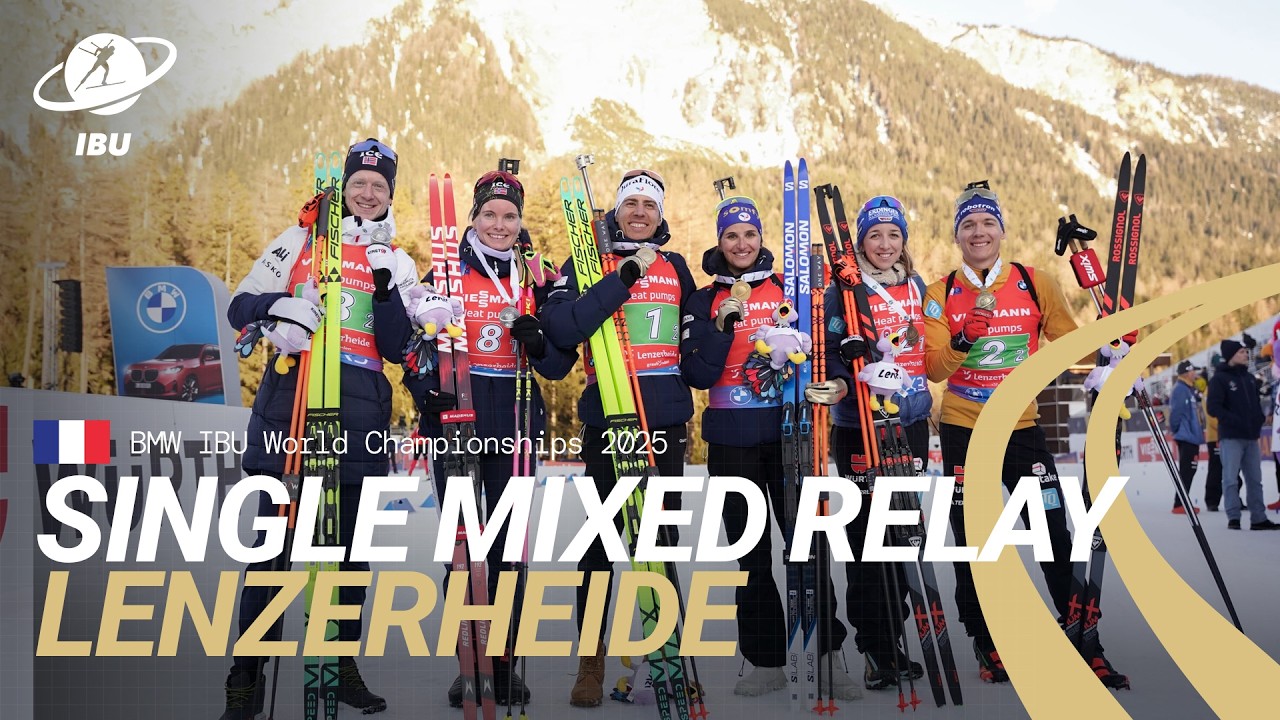 Dramatic Single Mixed Relay Battle for the Medals: World Championships Lenzerheide 2025 🥇