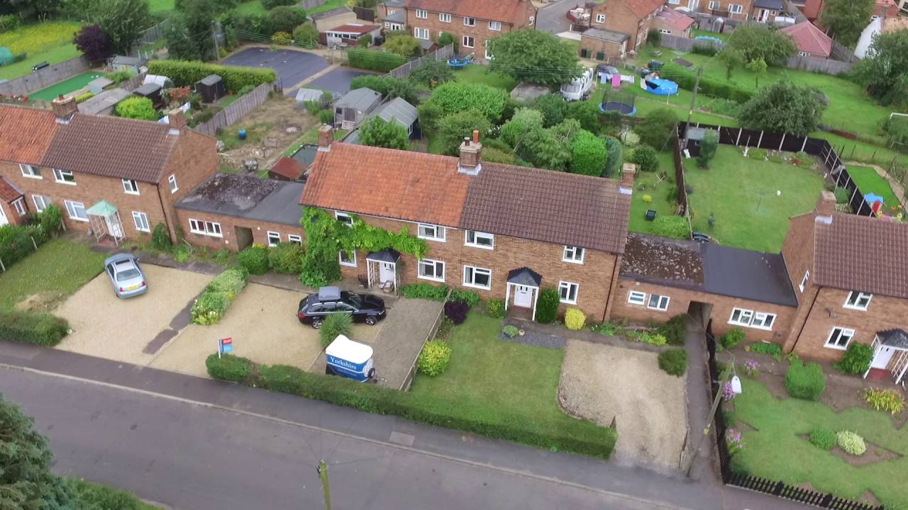 DJI Phantom 3, Overcast Day, Parents New House in Northwold, Near Thetford, Norfolk, UK