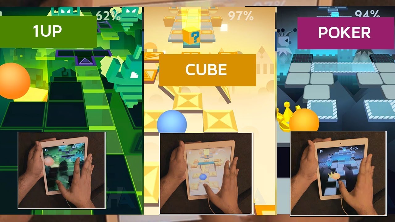 Rolling Sky Challenge - Poker,Cube,1UP WITHOUT LOSING Perfectly Clear All Gems,Crowns,Mystery Boxes