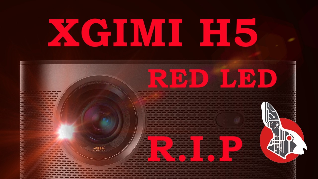 XGimi H5 - Потух - Сдох Красный светодиод! Чистка и Ремонт!