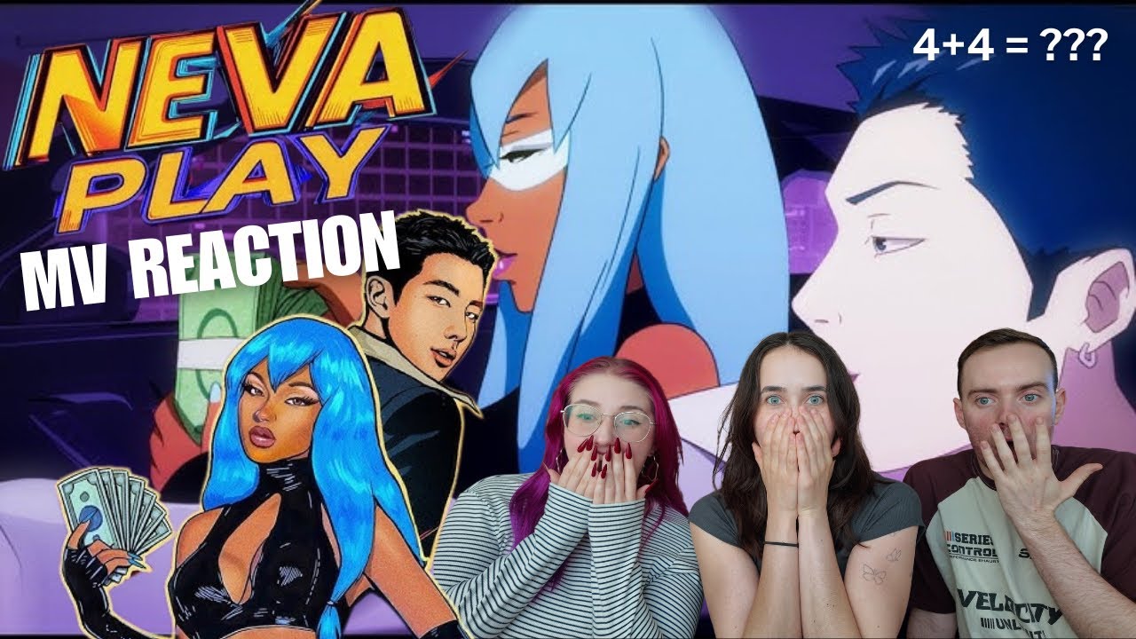 [K-POP STANS REACT] 👾💜 Megan Thee Stallion - Neva Play (feat. RM) [Official Video]