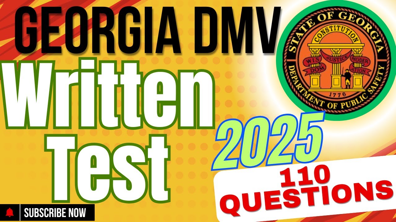 Georgia DMV Written Test 2025 - 110 Questions | Georgia Permit Practice Test 2025 DDS GA DL