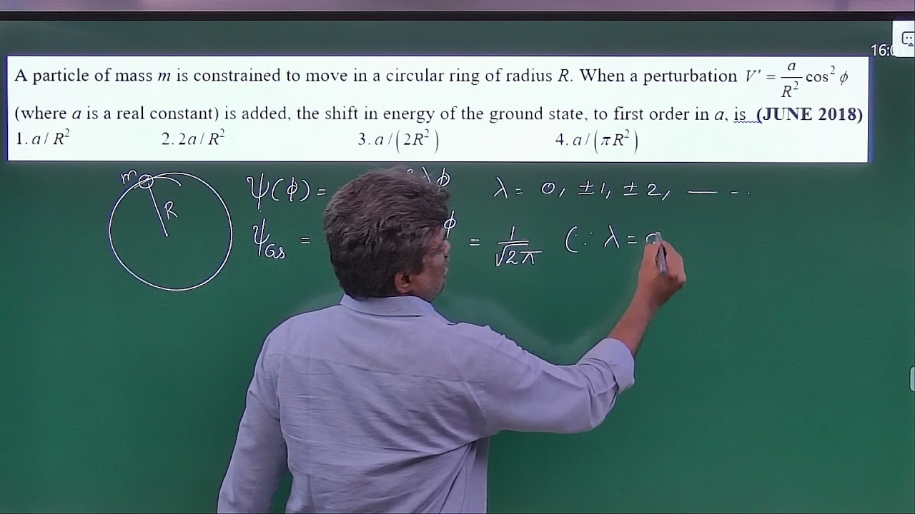 CSIR /QM Perturbation Theory (June2018)