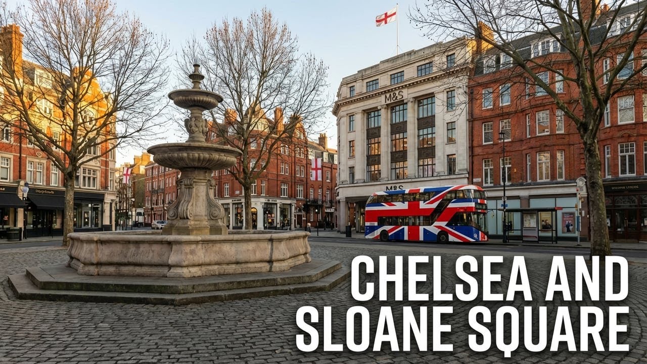 Walking Tour Through Chelsea & Sloane Square | Real London Streets (4K)