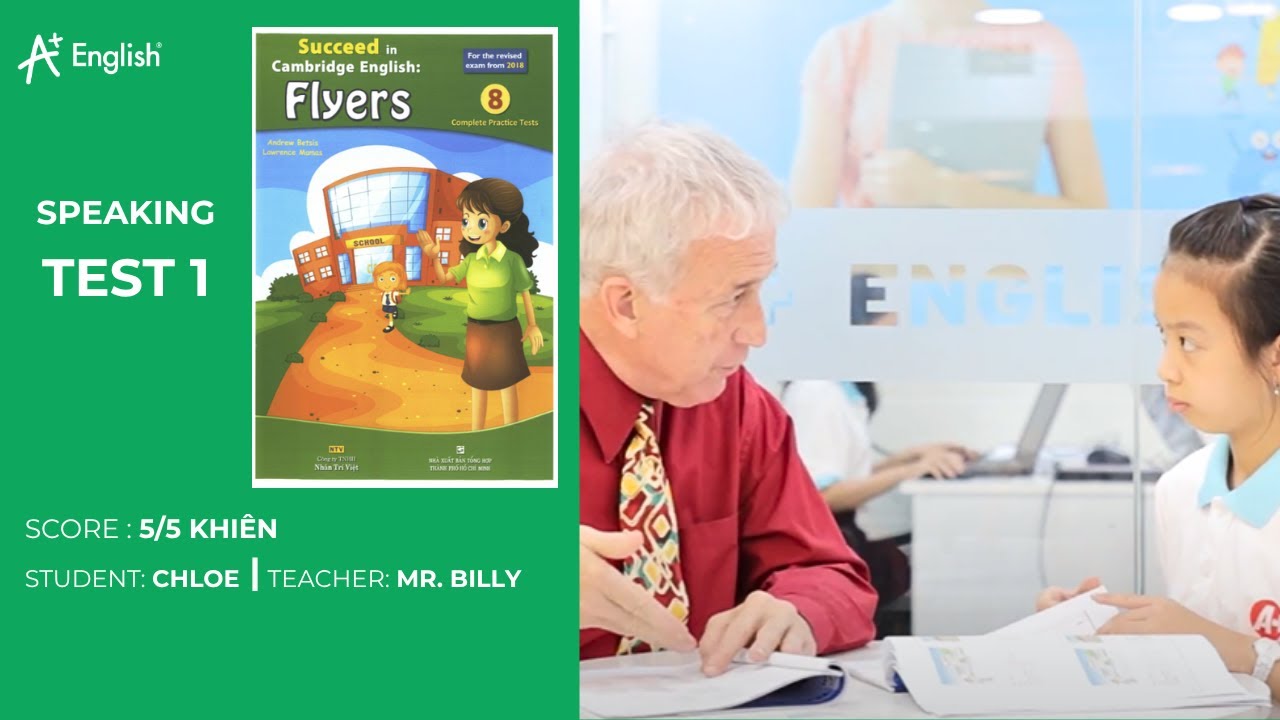 A2 FLYERS Speaking test –  CHLOE | SPEAKING TEST 1