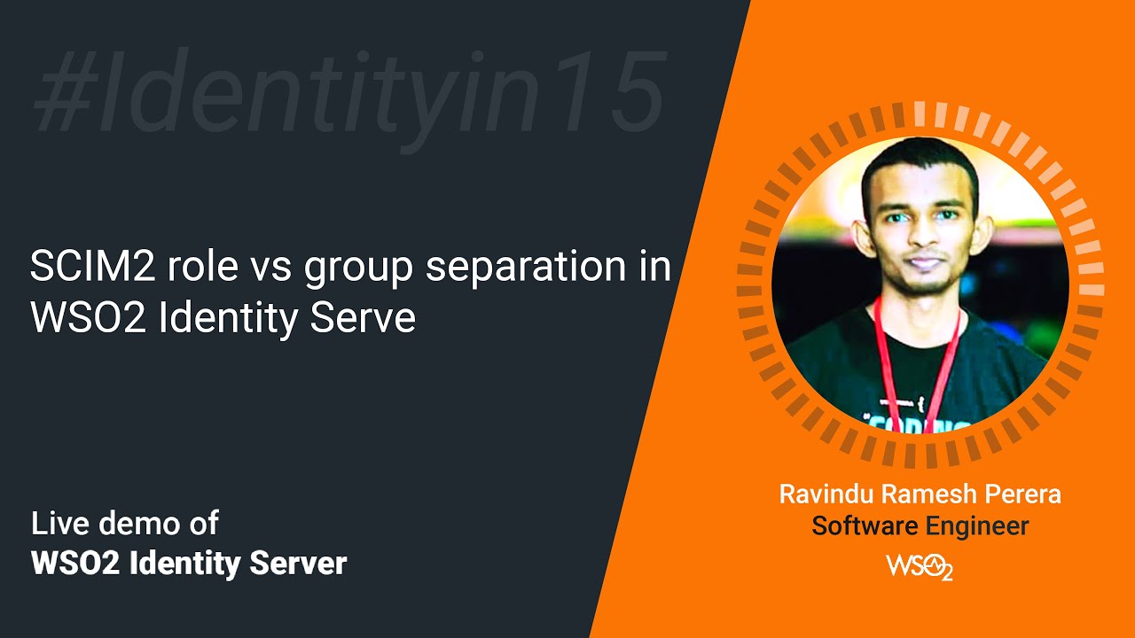 SCIM2 role vs group separation in WSO2 Identity Server #Identityin15