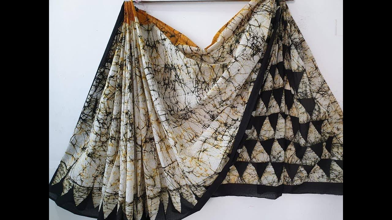 Stylish Soft Shibori Print Crepe Sarees ||  New Designer Shibori Satin Crepe Saree Collection