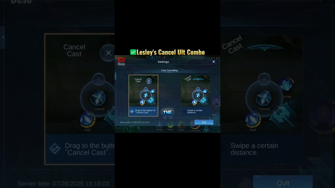 ✅ Lesley&rsquo;s Cancel Ult Trick  #MLBBCreator #MLBBALLSTAR