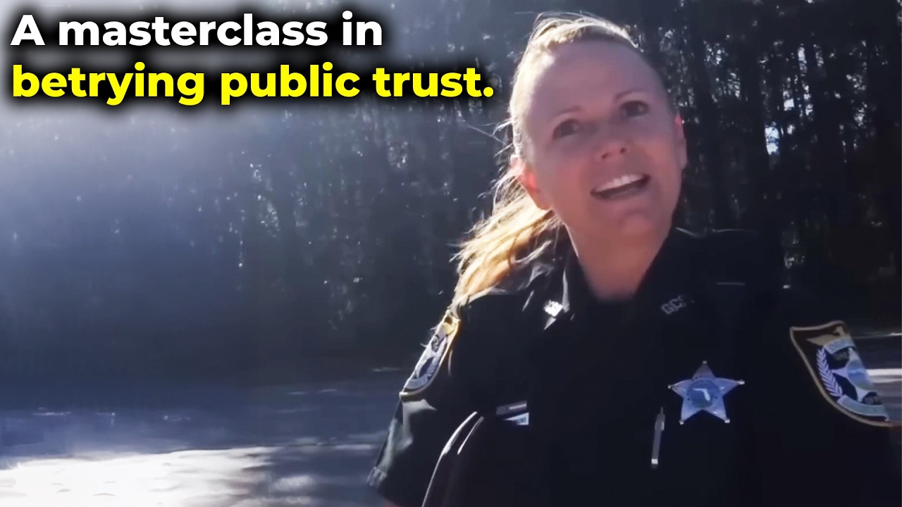 The Most Childish Female Cop in YouTube History!