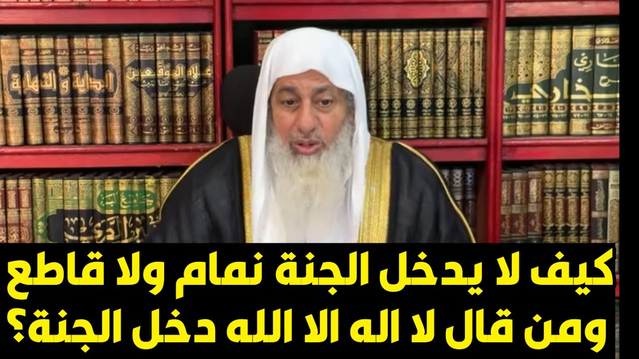 كيف لا يدخل الجنة نمام ولا قاطع ومن قال لا اله الا الله دخل الجنة؟الشيخ مصطفى العدوى