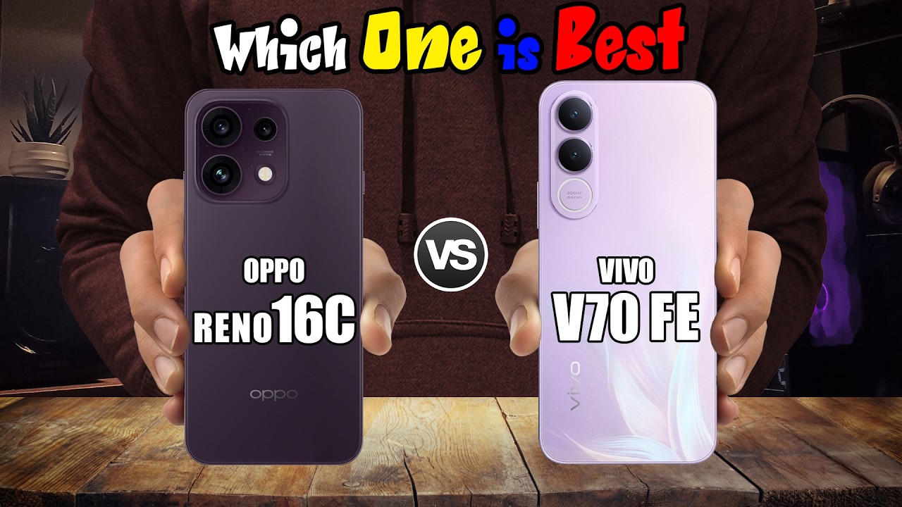 OPPO RENO 16C vs VIVO V70 FE
