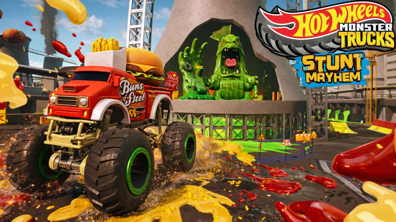 Hot Wheels Monster Truck Stunt Mayhem: Buns Of Steel Monster Truck 