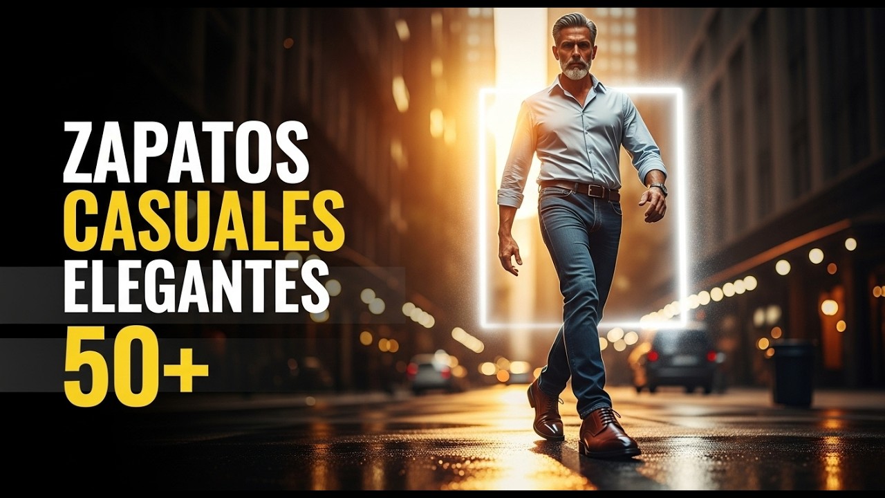 ZAPATOS CASUALES que te hacen ver ELEGANTE y ACTUAL después de los 50