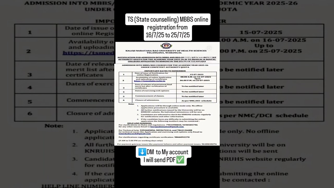 #ts#MBBS #counselling #counselling