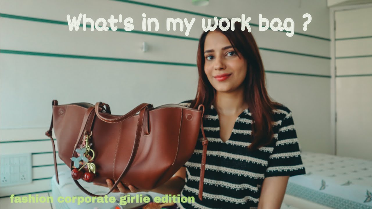 WHAT’S IN MY WORK BAG | fashion corporate girly edition 🎀