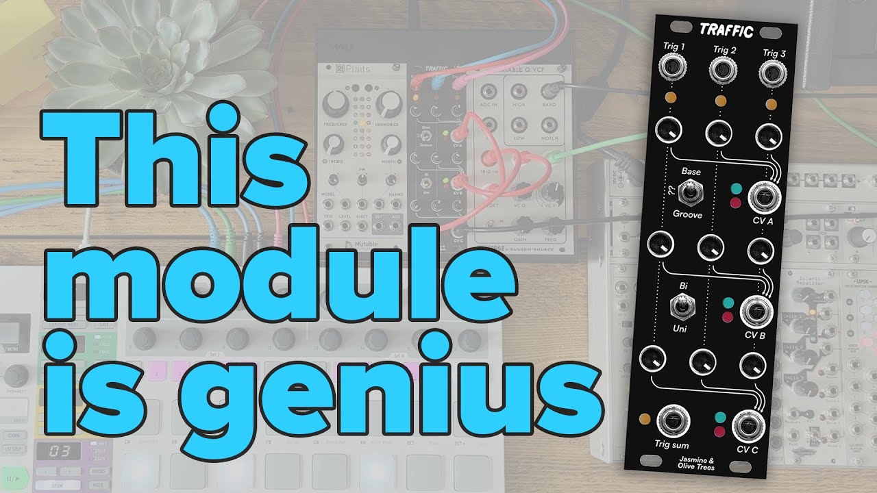 Создайте драм-машину Eurorack за считанные минуты | Jasmine & Olive Trees Traffic