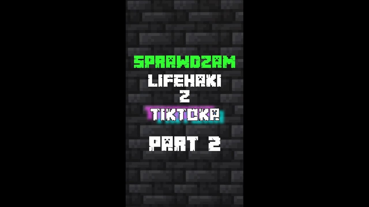 Lifehacki z TikToka Part 2 #shorts #lifehacks #minecraft #trending #kapgo #polska