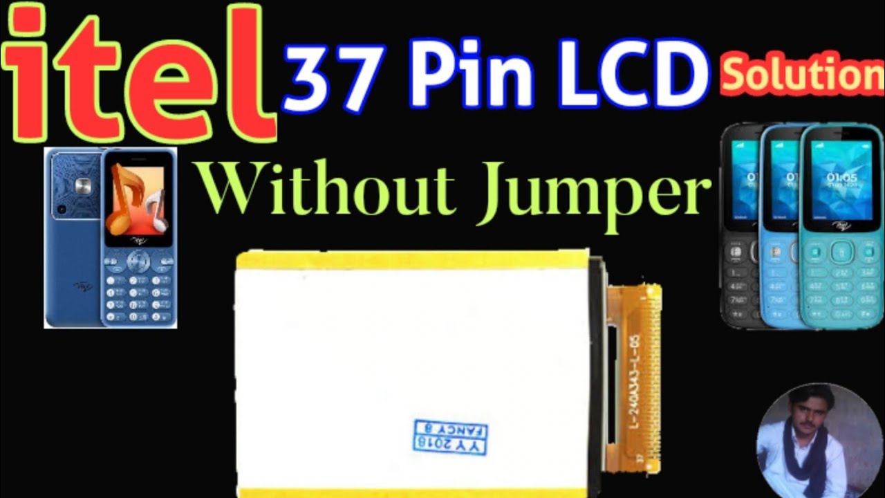 itel 37 Pin Display Solution it5071 it5092 Other itel 37 Pin LCD Fix 16 pin Display Without Jumper