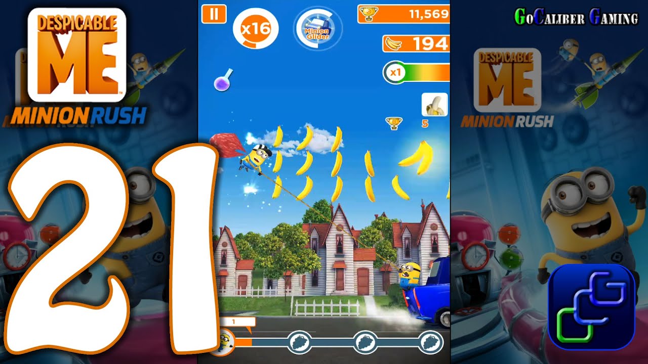 Despicable Me Minion Rush Android Walkthrough - Part 21 - Residental Area: Level 44-47