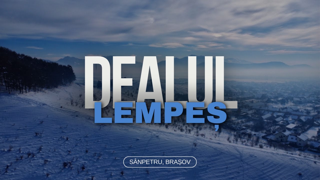 Imagini din Drona cu Dealul Lempes si Imprejurimile in Diferite Momente din An | Brasov