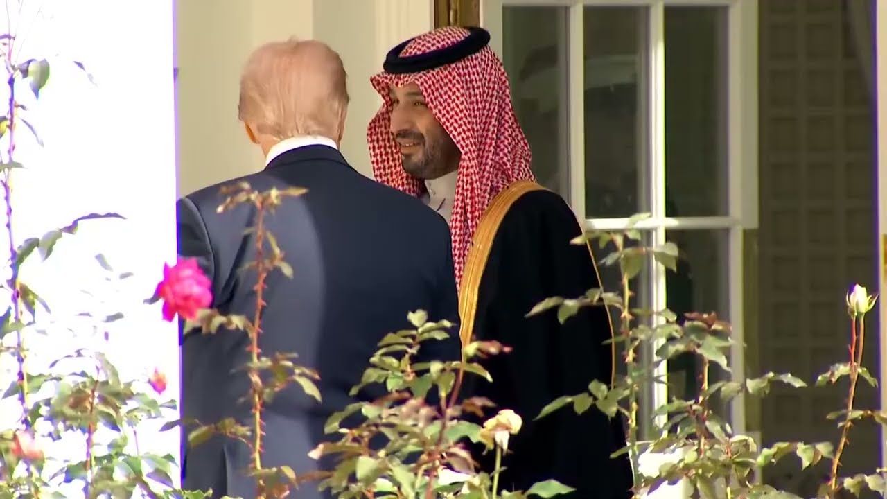 Donald Trump, Mohammed bin Salman tour White House golden displays during Saudi crown prince's visit