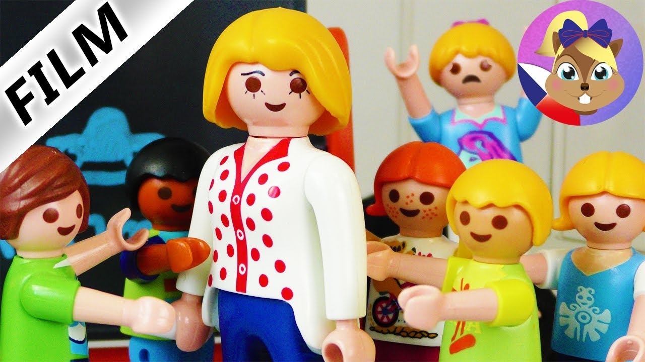 Playmobil příběh | Maminka učí u Hanky ve škole! | Nejlepší učitelka? | Rodina Dvořákova