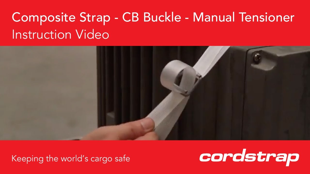 Instruction video | Composite Strap + CB Buckle + Manual Tensioner
