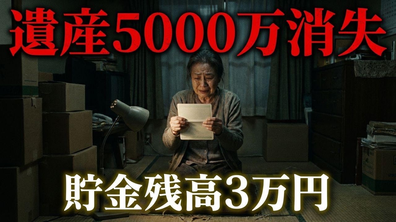 遺産5000万消失…75歳女性が堕ちた地獄と亡き夫の衝撃の嘘