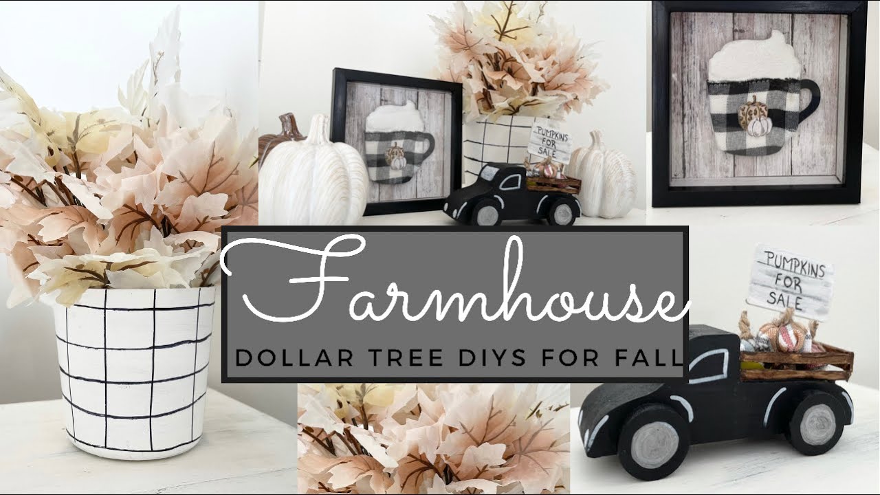 Dollar Tree Fall DIYs 2021/Farmhouse Fall DIYs