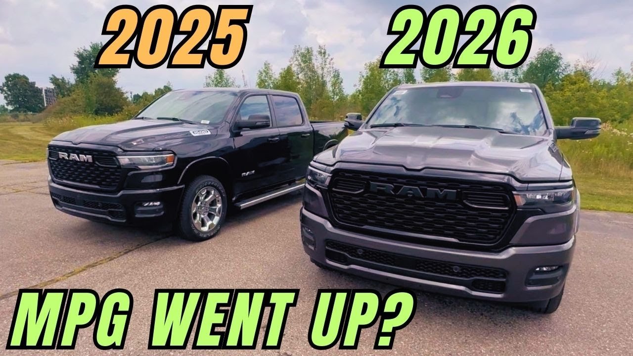 2026 Ram 1500 Hurricane vs 2025 What changed? Full comparison of window sticker & MPG loop shocker!