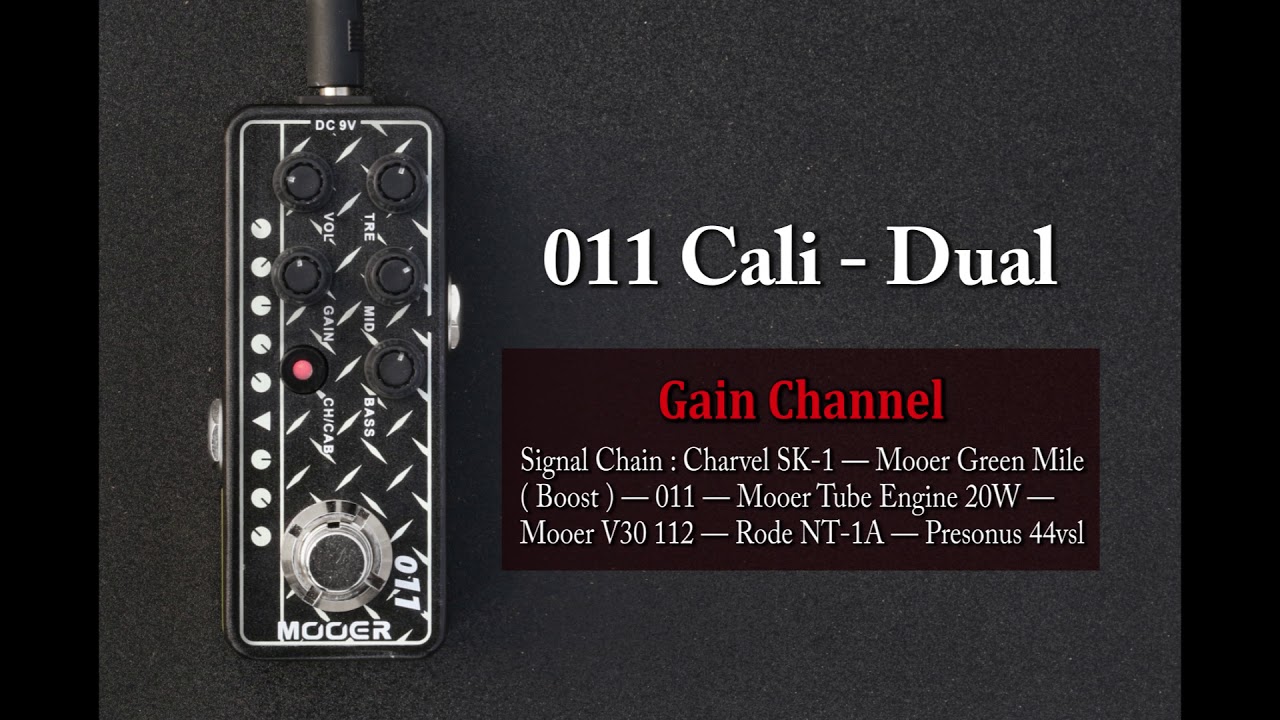MOOER Micro Preamp 011(Cali-Dual)