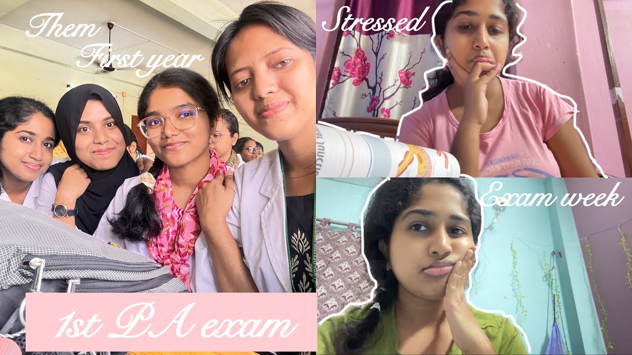 Exam vlog 📚📖💗|| 1st year BHMS || PA-1 exam 