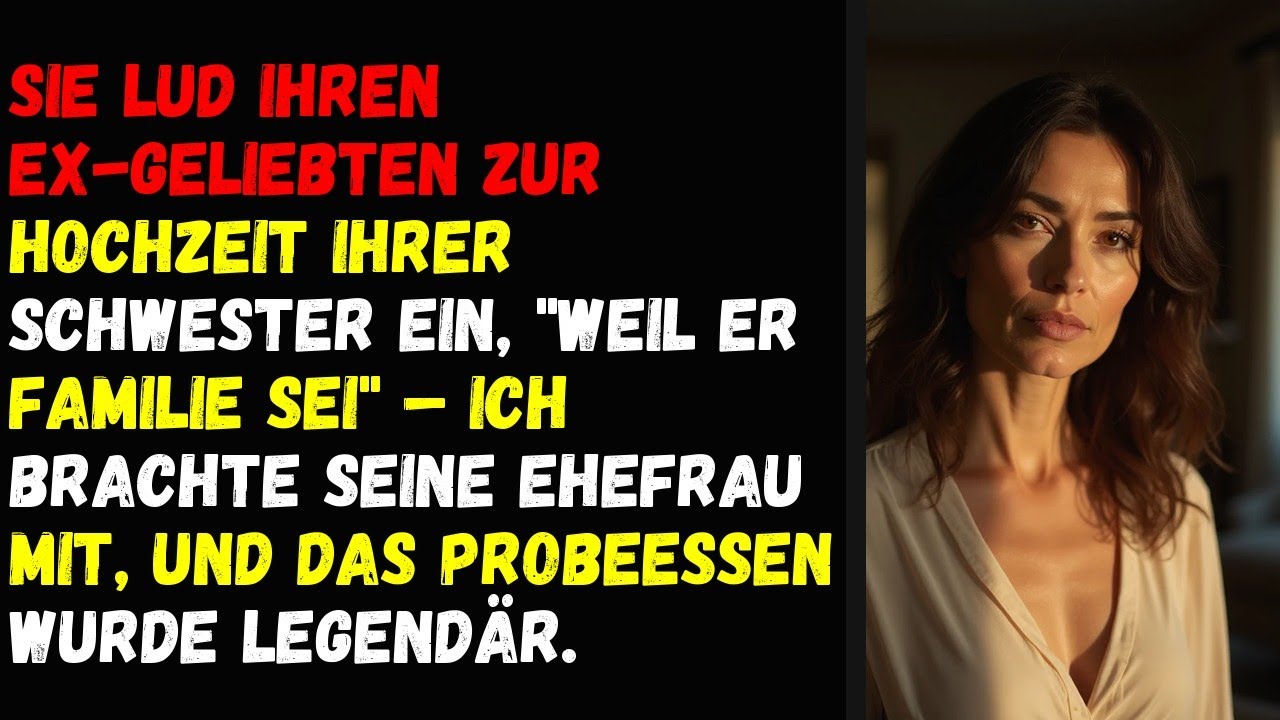 Sie lud ihren Ex-Geliebten zur Hochzeit ihrer Schwester ein, 