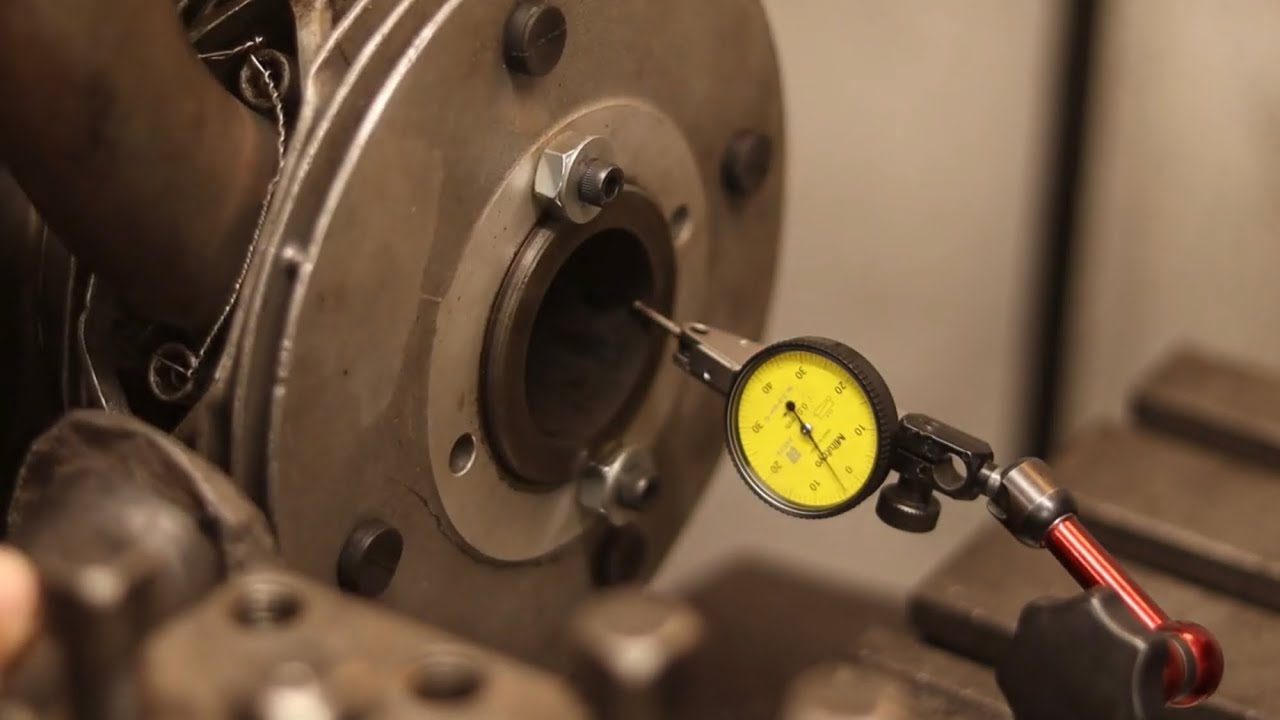 Boring 100cc kart cylinder on the R5 lathe