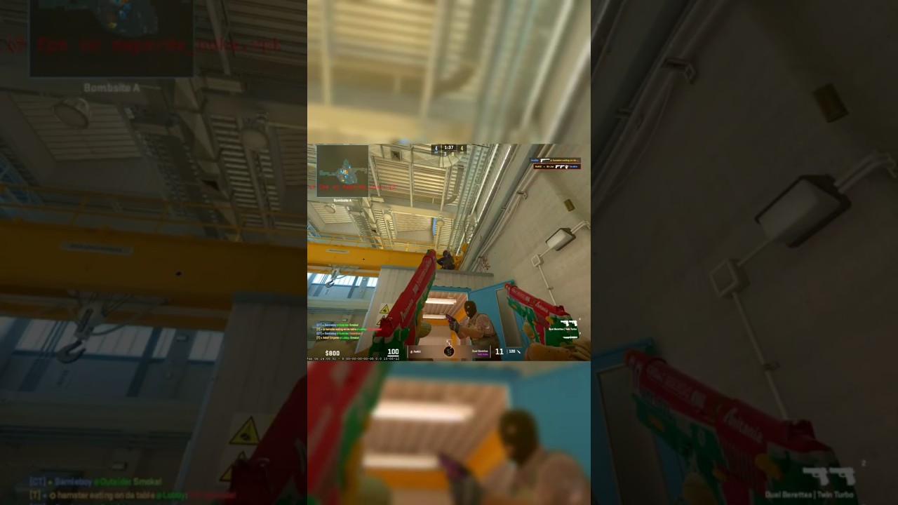 CS2 Nuke | Pistol Round 4k 🎯#cs2 #counterstrike2 #cs2clips