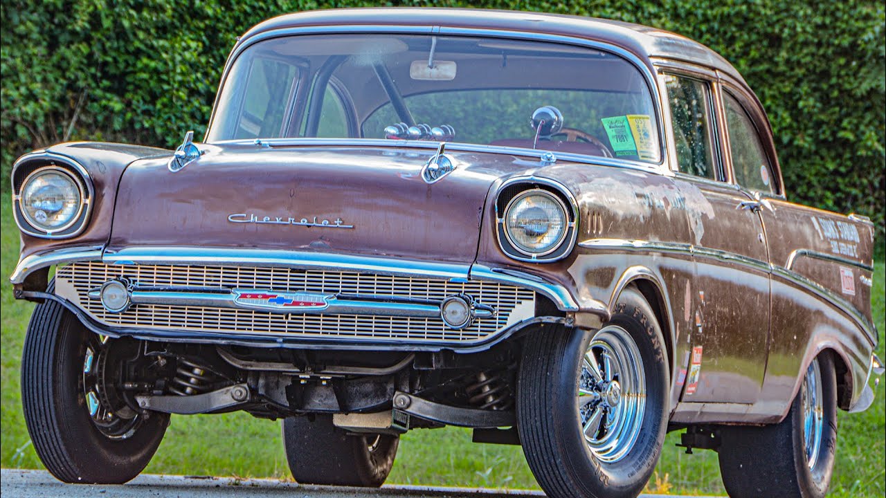 1957 Chevy DRAG CAR Parked Since 1984 LIVES AGAIN!